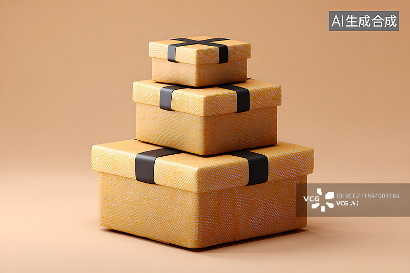 【AI数字艺术】3D卡通纸箱图片素材