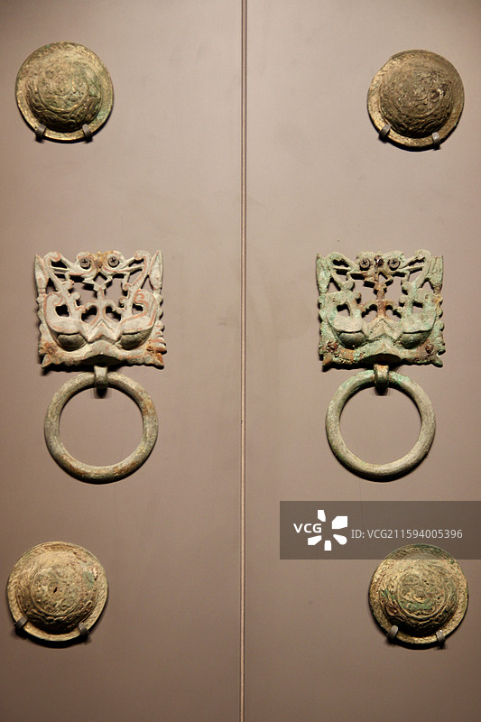 大同博物馆北魏辅首衔环图片素材