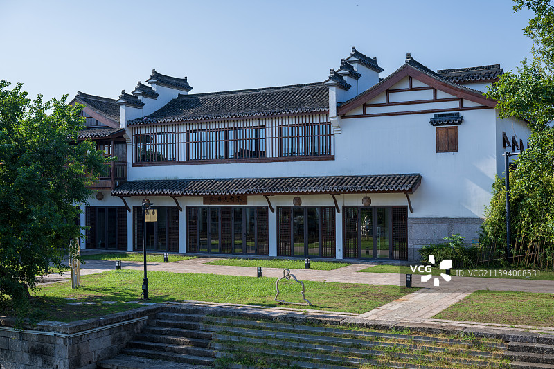 湘湖水街 越界图片素材