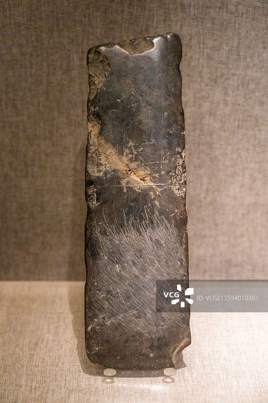 石铲（夏代）河南博物院藏 偃师市二里头出土图片素材