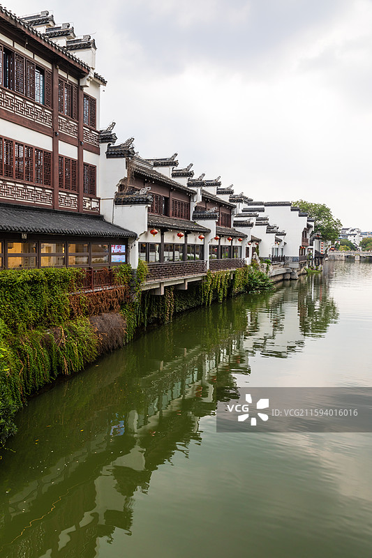 南京秦淮河景观图片素材
