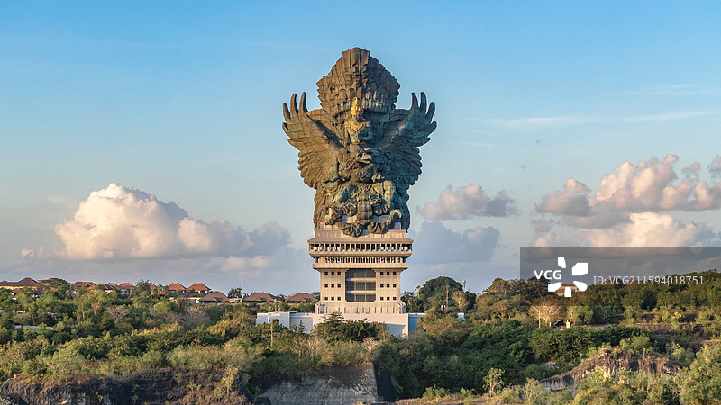 巴厘岛神鹰广场航拍图片素材