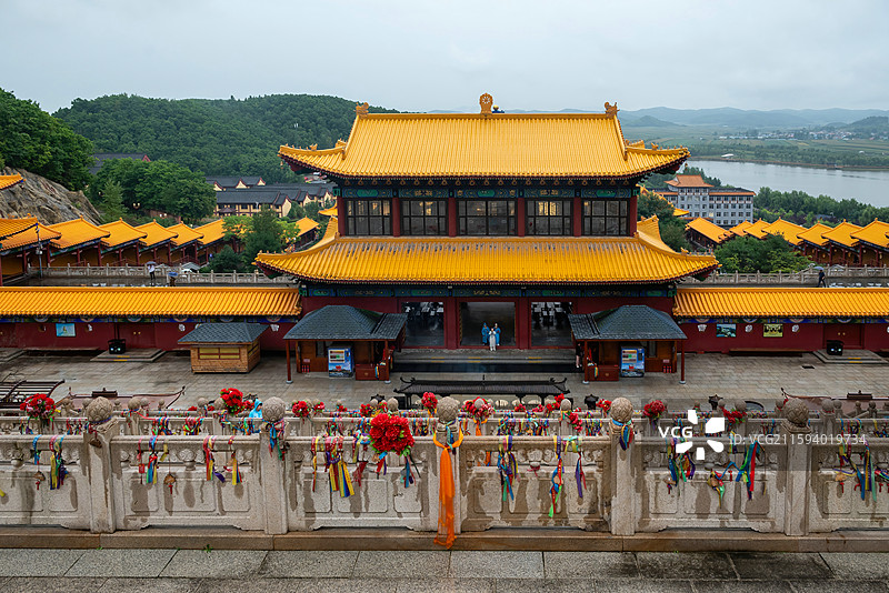 吉林敦化市六鼎山正觉寺（佛教名山）图片素材