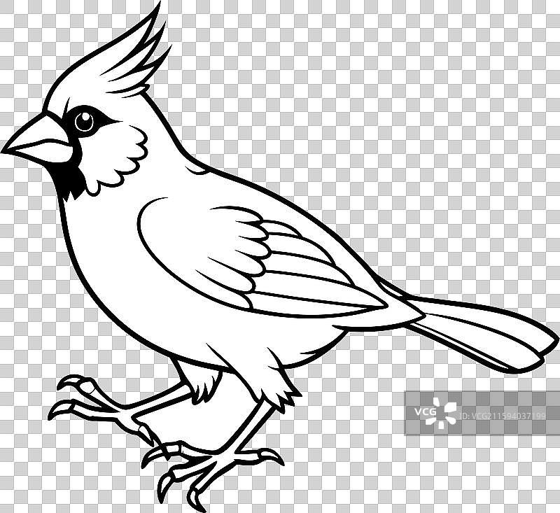 红雀奔跑图标图片素材