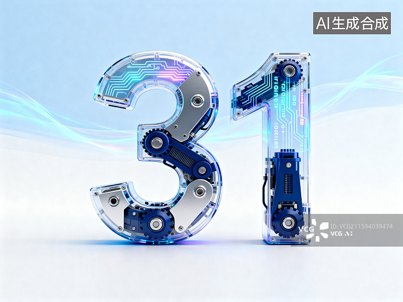 【AI数字艺术】科技数字图片素材