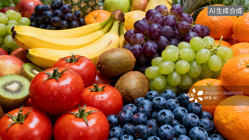 【AI数字艺术】各种各样的水果图片素材