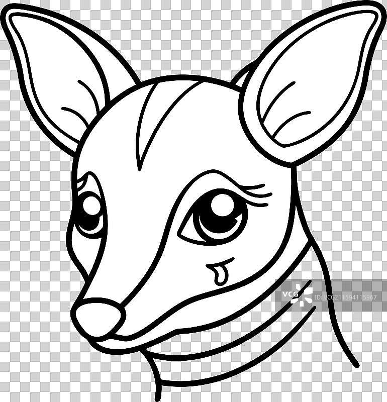 小麝鼠啮齿动物叫声图标图片素材