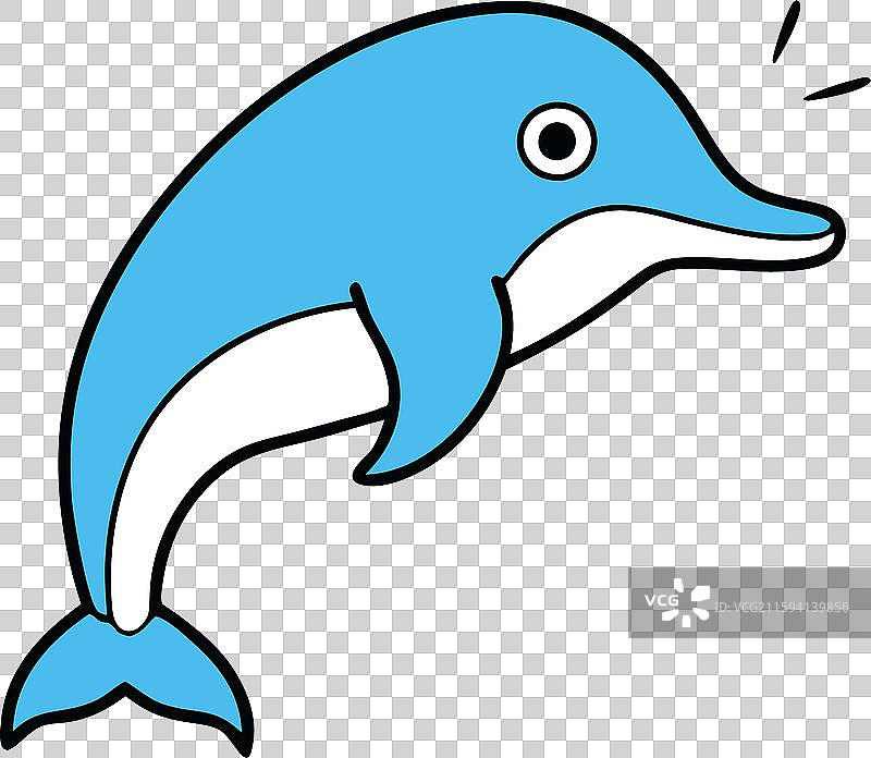 中国江豚尖叫图标图片素材