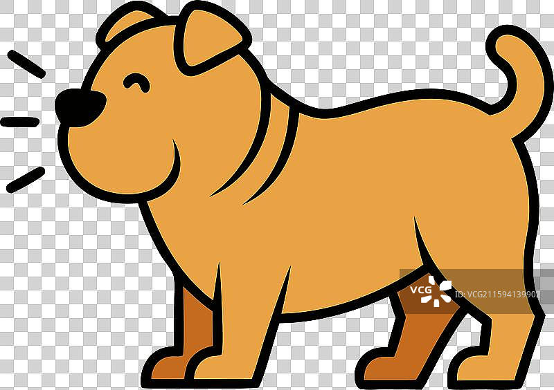 中国沙皮狗撞击图标图片素材