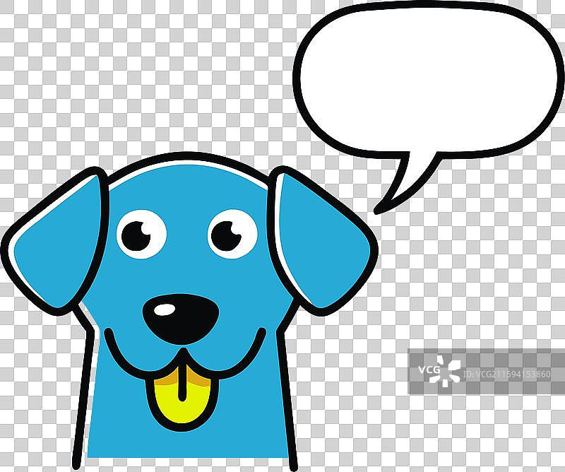 说话的狗狗图标图片素材