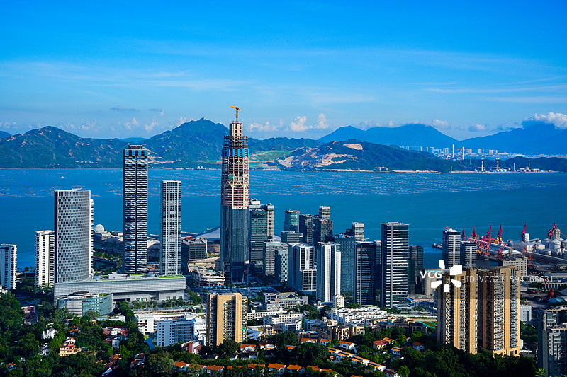 深圳蛇口妈湾港片区风景图片素材