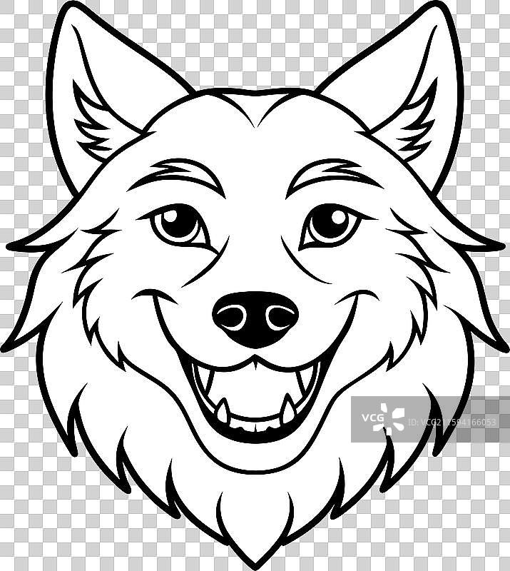 藏獒牧羊犬游泳图标图片素材