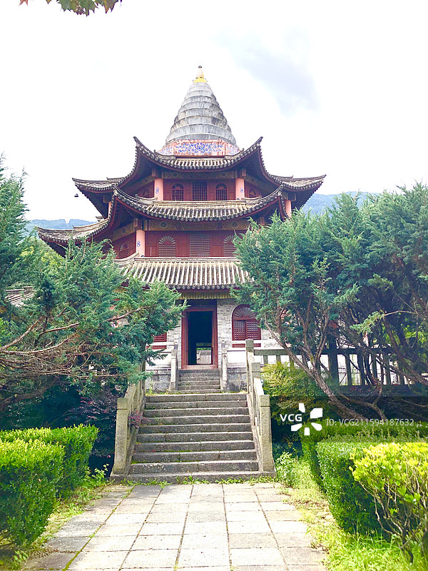 天龙八部影视城-西夏王国的塔图片素材