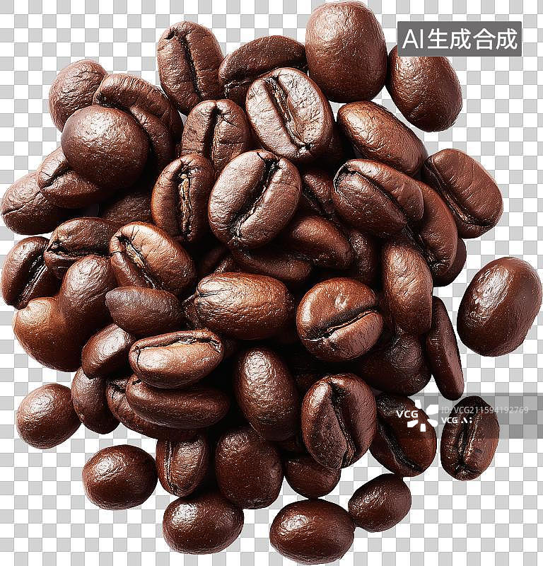 【AI数字艺术】咖啡豆图片素材