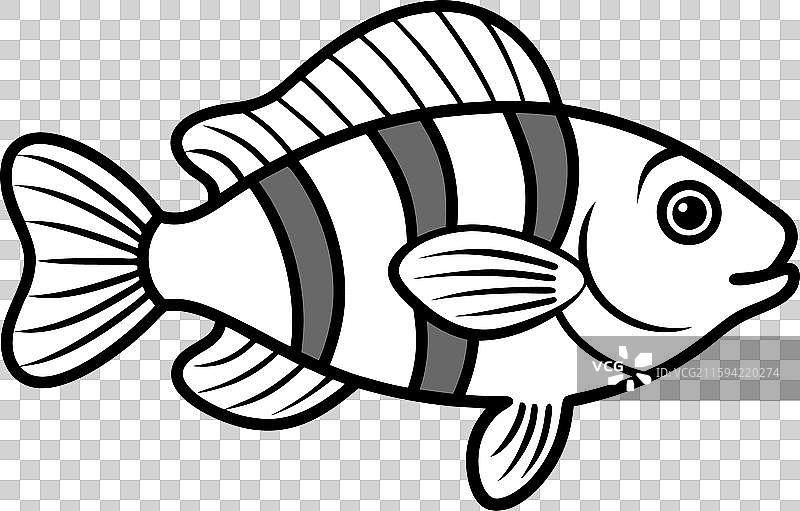 慈鲷鱼图标图片素材