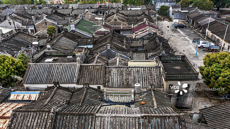 广东揭西县特色客家围屋图片素材