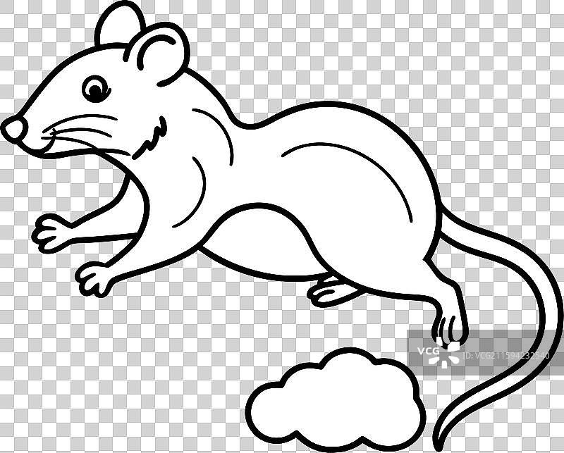 麝к鼠睡觉图标图片素材