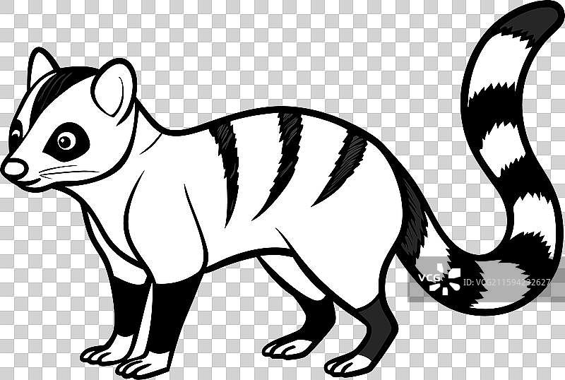 猫鼬站立图标图片素材