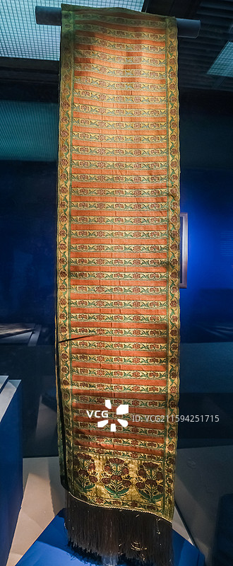 中国国家博物馆单面康图什腰带18世纪后半叶斯卢茨克制作明斯克州斯卢茨克区白俄罗斯国家历史博物馆藏品图片素材