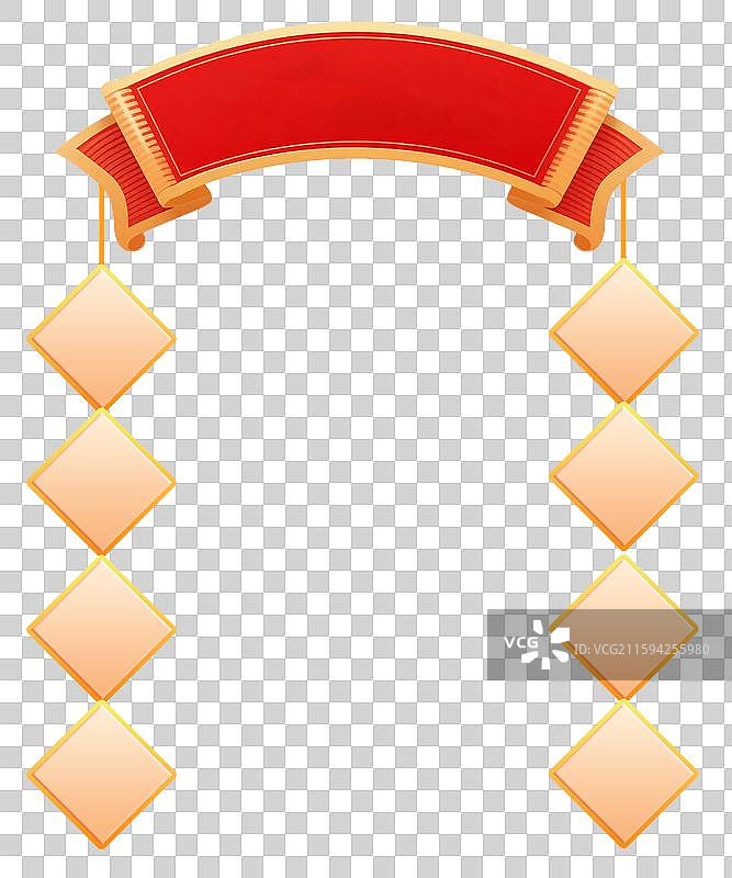 电商促销标签元素   直播间边框， 对联装饰元素，电商促销对联排版设计图片素材