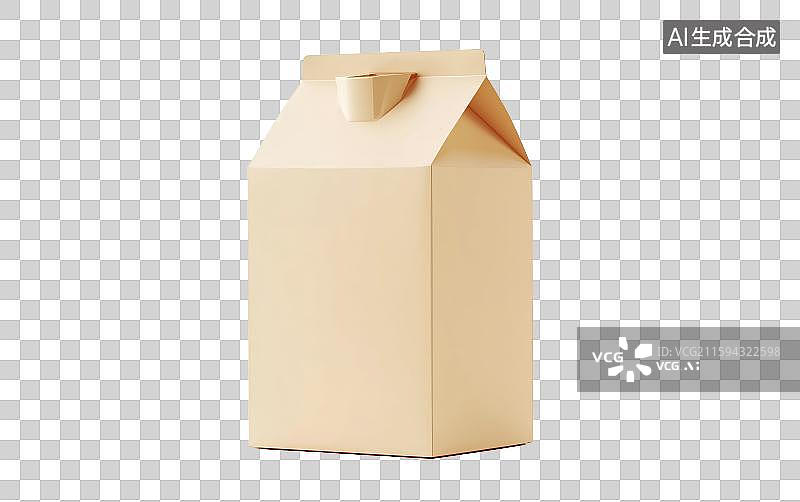 【AI数字艺术】免扣元素一个牛皮纸包图片素材