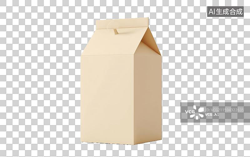 【AI数字艺术】免扣元素一个牛皮纸包图片素材