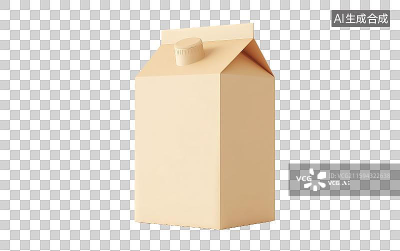 【AI数字艺术】免扣元素一个牛皮纸包图片素材