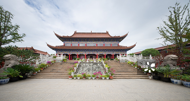 江苏苏州阳澄湖皇罗禅寺图片素材