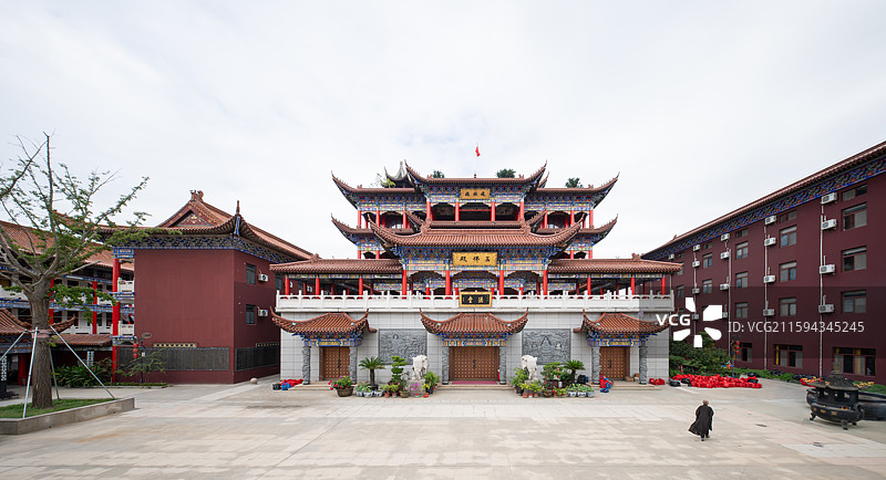 江苏苏州阳澄湖皇罗禅寺图片素材