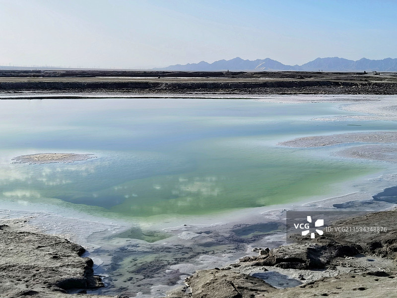 青海翡翠湖图片素材