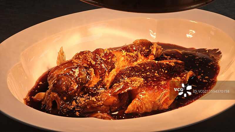 西湖醋鱼图片素材