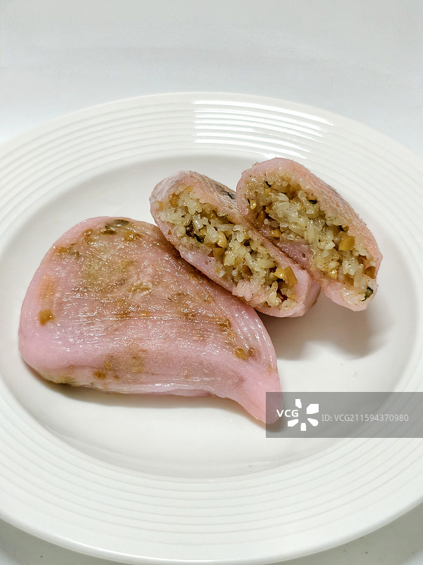 潮汕红桃粿图片素材