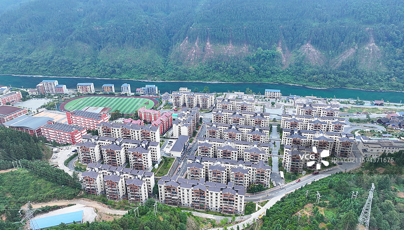 贵州锦屏潘寨大公里安置小区风光图片素材