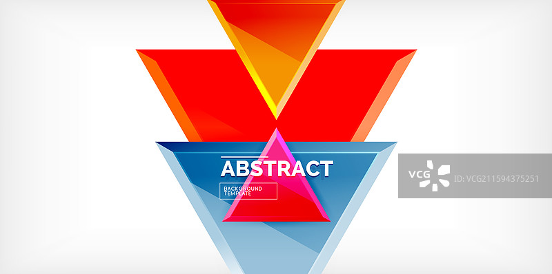 三角形几何抽象图案图片素材