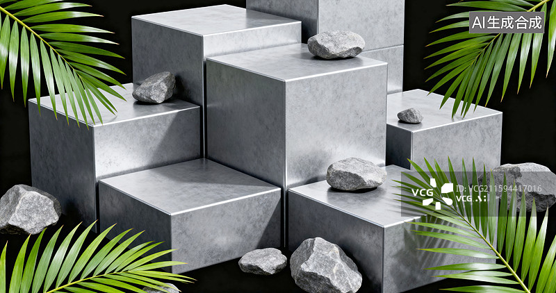 【AI数字艺术】金属管件工业生产场景图片素材