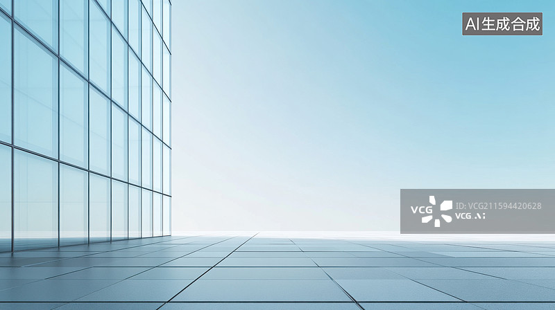 【AI数字艺术】海景办公室落地窗图片素材