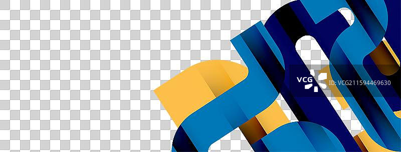 动态的波浪、流动的线条和条纹图片素材