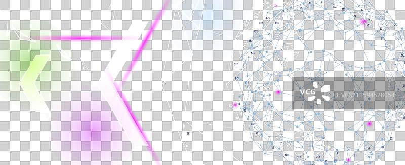 神经网络概念，连接的细胞带有链接图片素材