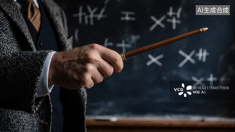 【AI数字艺术】教师授课场景图片素材