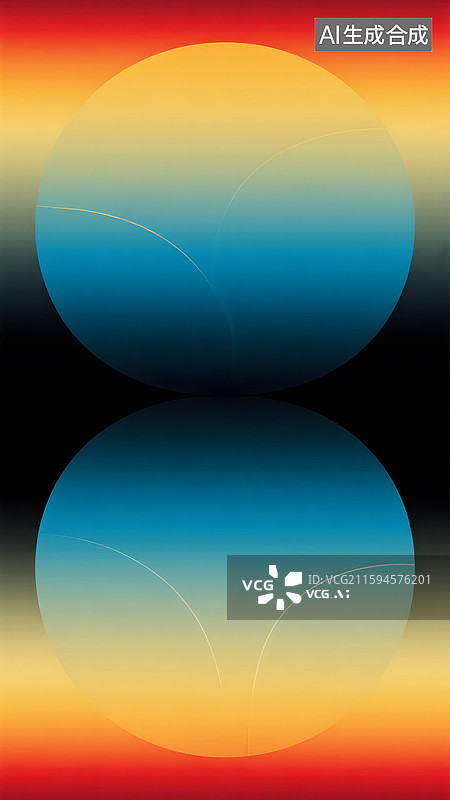 【AI数字艺术】弥散风几何科技磨砂质感图片素材