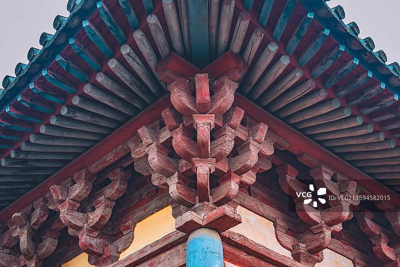 山西阳泉盂县林里关王庙古建筑图片素材