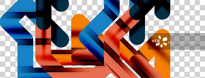 动态多彩线条的极简抽象背景图片素材