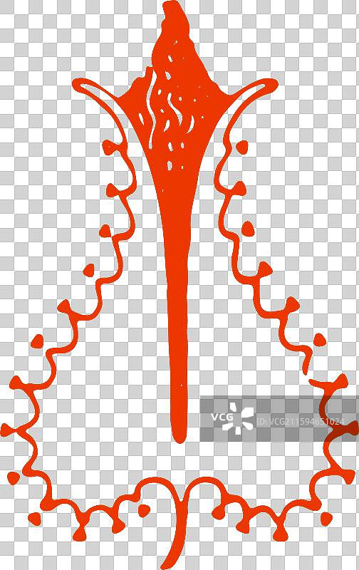 传统图案 剪纸艺术 花 花纹 点缀 装饰图片素材