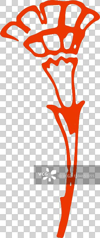 传统图案 剪纸艺术 花 花纹 点缀 装饰图片素材