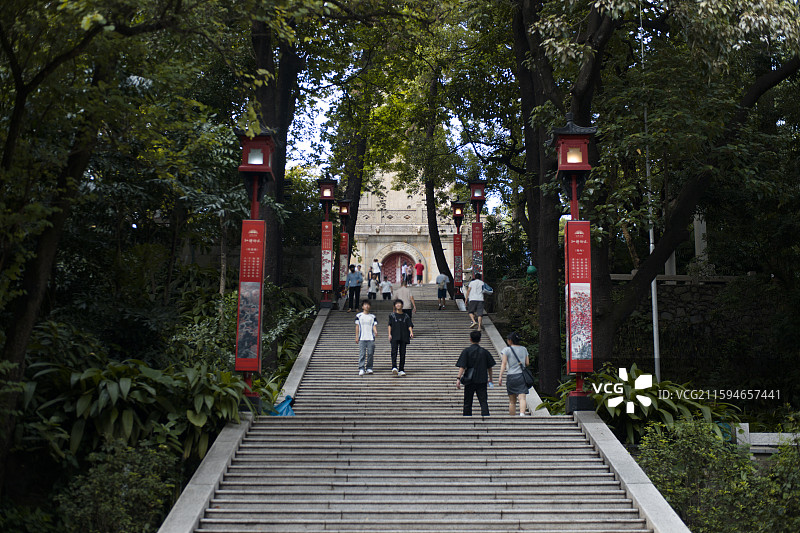 越秀公园越秀山百步梯图片素材