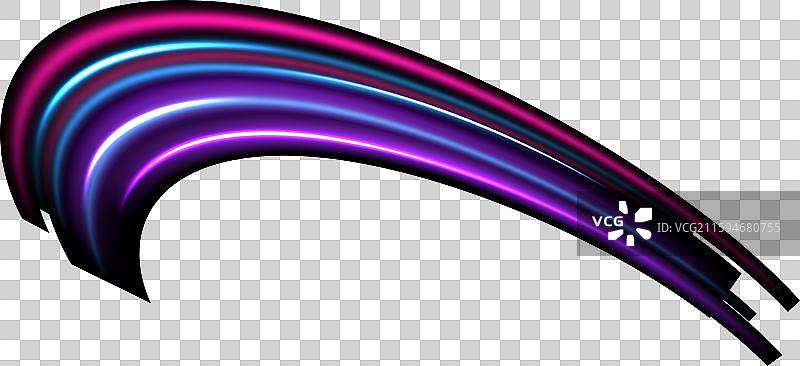 霓虹灯线条轨迹图片素材