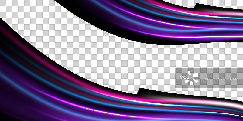 霓虹灯线迹图片素材