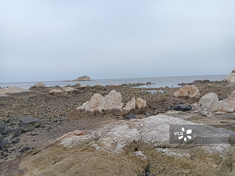 山东烟台蓬莱大黑山岛獐岛图片素材