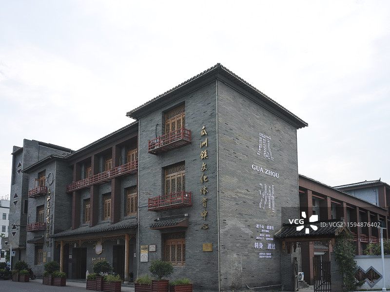 扬州市瓜洲古镇·春江花月夜艺术馆·张若虚纪念馆图片素材