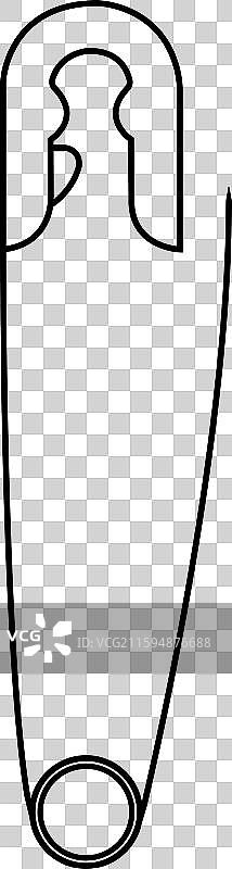 sewing pin icon design图片素材